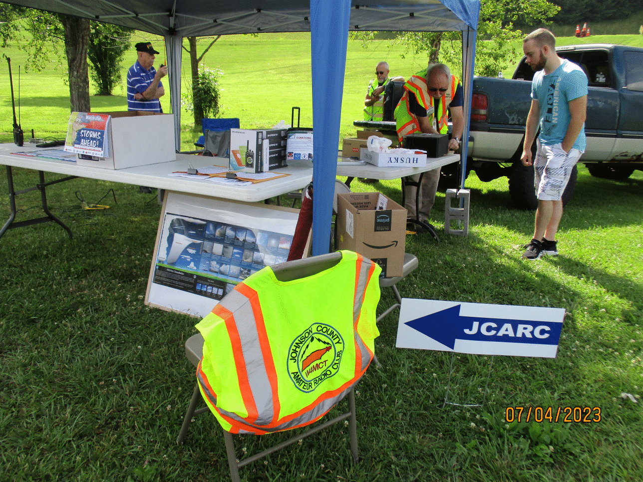 JCARC Booth July 4